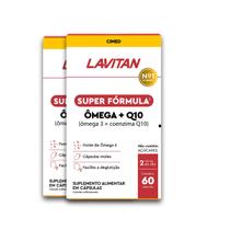 Kit 2 Ômega 3 + Coenzima Q10 Lavitan 60 Cápsulas Kit 2 Ômega 3 + Coenzima Q10 Lavitan 60 Cápsulas