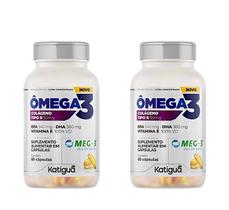 Kit 2 Omega 3 Colageno Tipo 2 60 Capsulas - Katigua