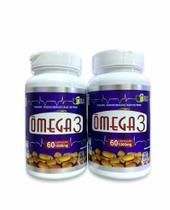 KIT 2 Ômega 3 ELC 1000mg 60 cápsulas EPA DHA
