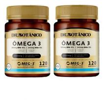 Kit 2 omega 3 epa + dha 2000mg 120 softgels dr. botanico