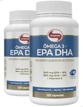 Kit 2 Omega 3 EPA DHA Vitafor 120 Caps