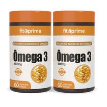 Kit 2 Ômega 3 Óleo de Peixe 1000mg Com 60 Cápsulas Fitoprime