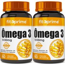 Kit 2 Ômega 3 Óleo De Peixe 1000Mg Com 60 Cápsulas Fitoprime