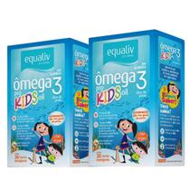 Kit 2 Ômega 3 Pro Kids Concentrado Infantil Epa Dha Equaliv