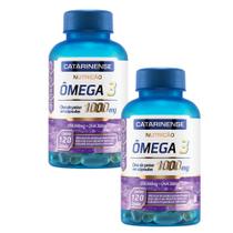 Kit 2 Ômega 3 Suplemento 1000mg Catarinense 120 Cápsulas