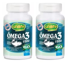 Kit 2 Omega 3 Suplemento Epa E Dha 1200mg 120caps Original