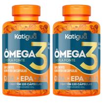 Kit 2 Ômega 3 Tripla Fonte Katiguá - 120 Cápsulas