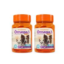 Kit 2 Ômega 3 Vet Suplemento Botupharma 500mg 60 Cápsulas