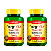 Kit 2 Ômega GLA Triplo 3-6-9 60 Capsulas Maxinutri