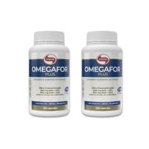 Kit 2 Omegafor Plus 120 Cápsulas - Vitafor - 990 EPA 660 DHA 1g