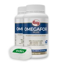 KIT 2 Omegafor Plus 120 Cápsulas Vitafor