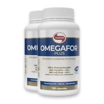 Kit 2 Omegafor Plus Vitafor 120 Cápsulas Kit 2 Omegafor Plus Vitafor 120 Cápsulas