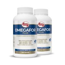 Kit 2 Omegafor Plus Vitafor 240 Cápsulas