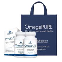 KIT 2 Omegapure 500mg 60 cápsulas + Sacola TNT Biobalance KIT 2 Omegapure 500mg 60 cápsulas + Sacola TNT Biobalance
