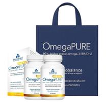 KIT 2 Omegapure DHA 900 500mg 60 Cápsulas + Sacola TNT Biobalance KIT 2 Omegapure DHA 900 500mg 60 Cápsulas + Sacola TNT Biobalance