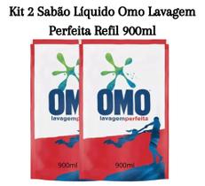 Kit 2 Omo lavagem perfeita refil 900ml cada