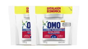 Kit 2 Omo Pó Tira Manchas Refil Branqueador Sem Cloro 380g
