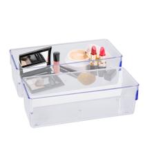 Kit 2 Organizador De Armários E Geladeiras Escritório Maquiagem