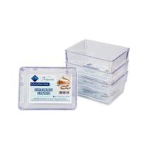 Kit 2 Organizador de Gaveta Modular 1 Porta Talheres Armario Kit 2 Organizador de Gaveta Modular 1 Porta Talheres Armario