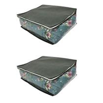 Kit 2 Organizador De Guarda Roupas E Gavetas Cinza M