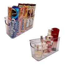 Kit 2 Organizador Diamond 25X10X13 CM Cristal Paramount