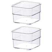 Kit 2 Organizador Diamond Modular 7,5x5,2cm Multiuso