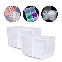 Kit 2 Organizador Divisória Multiuso Algodão Cotonete Palito Armazenar Penteadeira Studio Salão de Beleza Banheiro Higiene Kit 2 Organizador Divisória Multiuso Algodão Cotonete Palito Armazenar Penteadeira Studio Salão de Beleza Banheiro Higiene