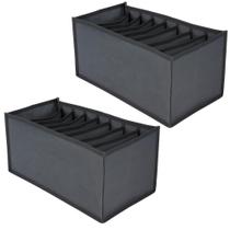 Kit 2 Organizador Gaveta Colmeia 9 Divisórias Roupa Íntima