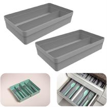 Kit 2 Organizador Gaveta Colmeia Divisor Porta Utensílios Talheres Multiuso Roupas - Ou
