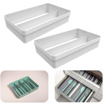 Kit 2 Organizador Gaveta Colmeia Divisor Porta Utensílios Talheres Multiuso Roupas - Ou