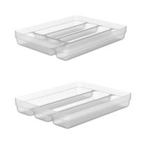 Kit 2 Organizador Gaveta Divisor Talheres Logic Utensílios Kit 2 Organizador Gaveta Divisor Talheres Logic Utensílios