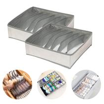 Kit 2 Organizador Gaveta Roupa Intima Colmeia Sutia Calcinha