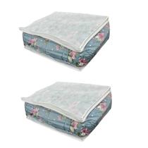 Kit 2 Organizador Maleiro De Guarda Roupas E Gavetas Br M