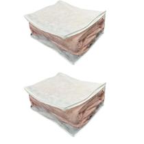 Kit 2 Organizador Maleiro Para Guarda Roupa Multiuso BR G