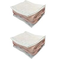 Kit 2 Organizador Maleiro Para Guarda Roupa Multiuso BR G