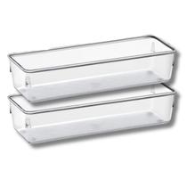 Kit 2 Organizador Modelo 2 Multiuso Casa Talheres Maquiagem