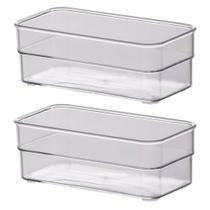 Kit 2 Organizador Modular Paramount Diamond Gavetas Talheres