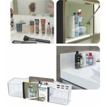 Kit 2 Organizador Multiuso Acrílico Geladeira armario ou gaveta Kit 2 Organizador Multiuso Acrílico Geladeira armario ou gaveta