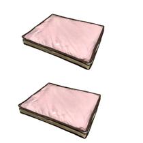 Kit 2 Organizador Para Guarda Roupas Prime Marfim Slim Kit 2 Organizador Para Guarda Roupas Prime Marfim Slim