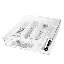 KIT 2 Organizador Porta Talher Cozinha Gaveta Divisória Multiuso KIT 2 Organizador Porta Talher Cozinha Gaveta Divisória Multiuso