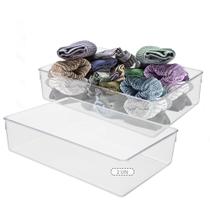 Kit 2 Organizadores De Gavetas Acrilico Cuecas e Meias