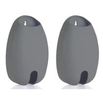 Kit 2 Organizadores Dispenser Porta Sacola Parede Puxa Saco Plástico Cozinha - Ou Kit 2 Organizadores Dispenser Porta Sacola Parede Puxa Saco Plástico Cozinha - Ou