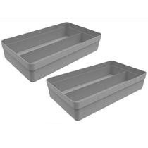 Kit 2 Organizadores Gaveta Colmeia Divisor Roupas Intima Multiuso Armário Cozinha - Ou