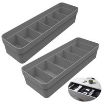 Kit 2 Organizadores Gaveta Colmeia Divisória Roupa Intima Multiuso Armário Cozinha - Ou
