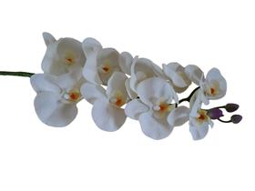 Kit 2 Orquídeas artificiais silicone cores variadas