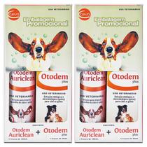 Kit 2 Otodem Plus 20ml Solução Otológica + 2 Auriclean 100ml