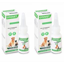 Kit 2 Otovet Solução 20ml - Dor de Ouvido em Cachorro e Gato