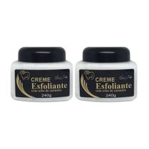 Kit 2 ou 3 Cremes Esfoliantes Sebo de Carneiro San Jully 240g Renovação, Maciez e Suavidade Kit 2 ou 3 Cremes Esfoliantes Sebo de Carneiro San Jully 240g Renovação, Maciez e Suavidade