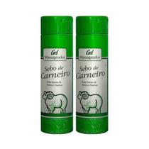 Kit 2 ou 3 Géis Massageadores Sebo de Carneiro San Jully 220g Alívio, Hidratação e Conforto Kit 2 ou 3 Géis Massageadores Sebo de Carneiro San Jully 220g Alívio, Hidratação e Conforto