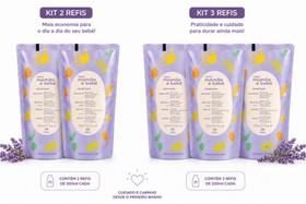 Kit 2 ou 3 Refil Sabonete Líquido Mamãe Bebê Relaxante 200ml cada Kit 2 ou 3 Refil Sabonete Líquido Mamãe Bebê Relaxante 200ml cada